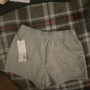 ALO Yoga Light Gray Athletic Shorts